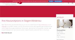 Desktop Screenshot of praxis-siegbogen.de