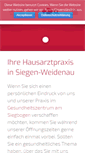 Mobile Screenshot of praxis-siegbogen.de